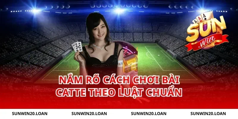 Nắm rõ cách chơi bài catte theo luật chuẩn